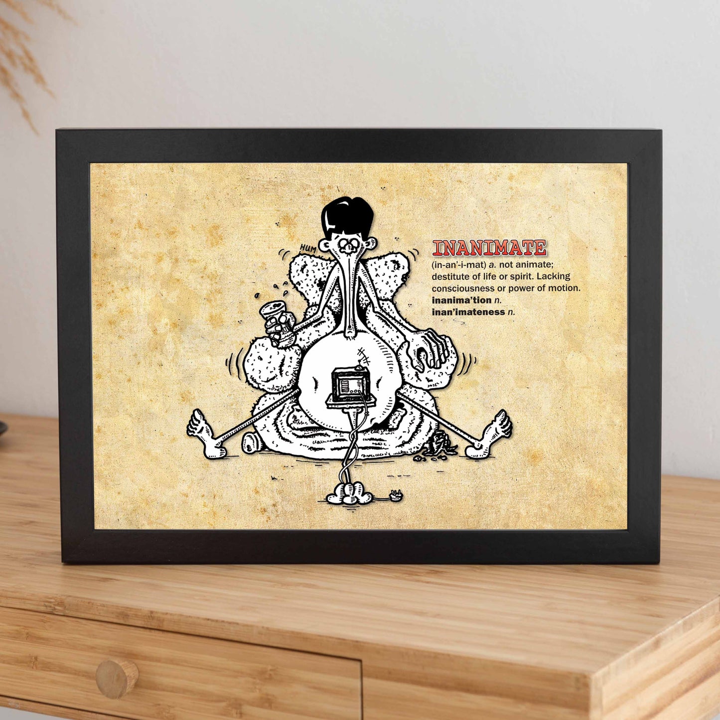Inanimate Cartoon Art Print