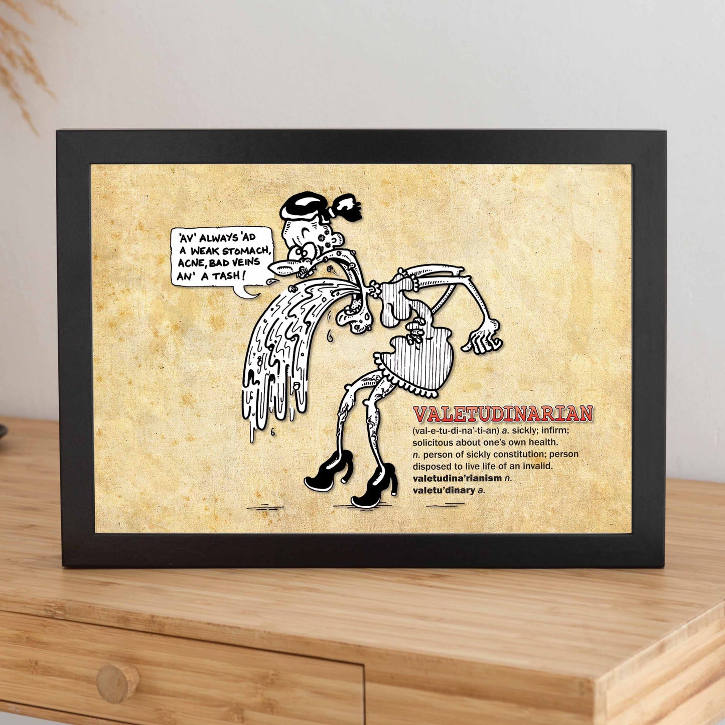 Valetudinarian Cartoon Art Print