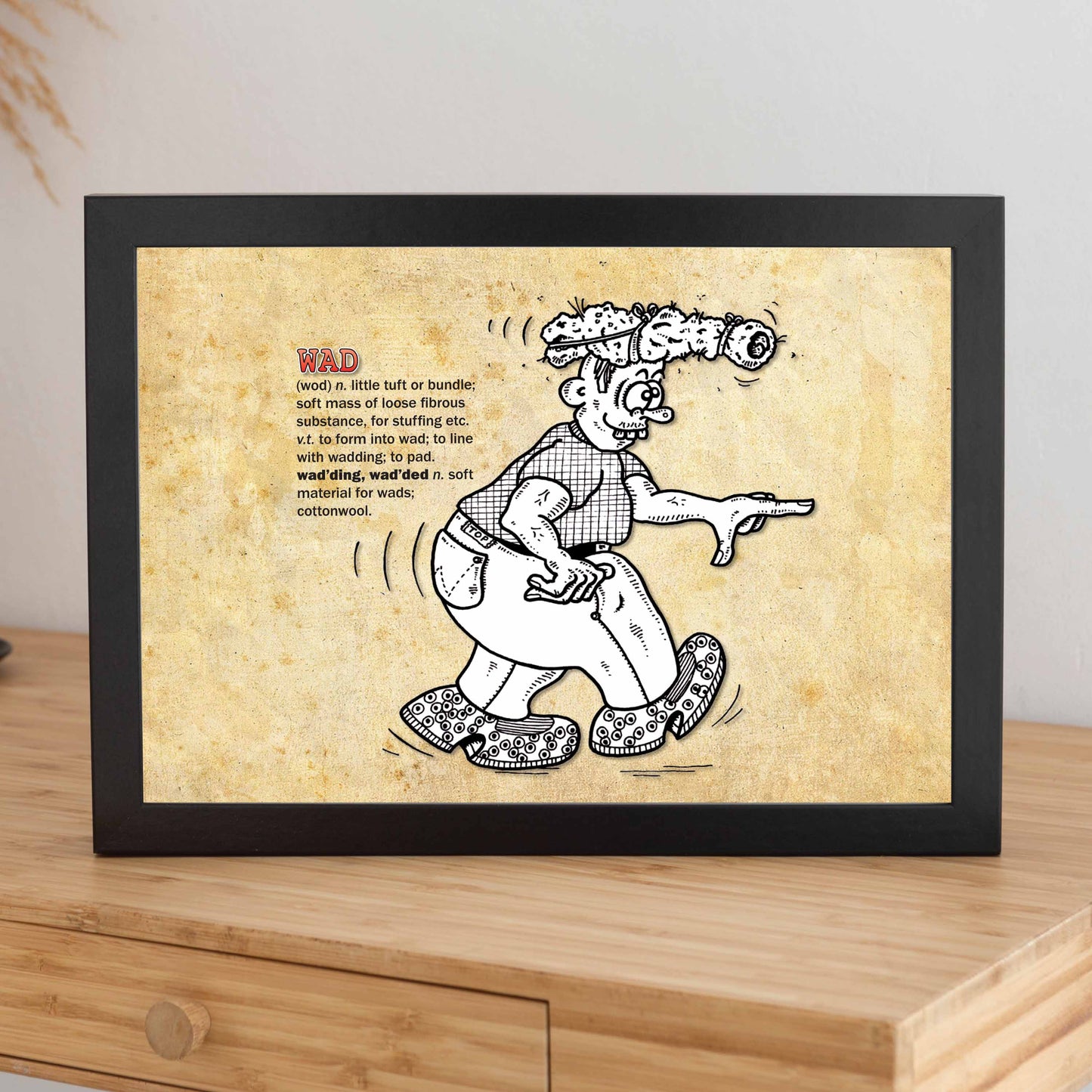 Wad Cartoon Art Print
