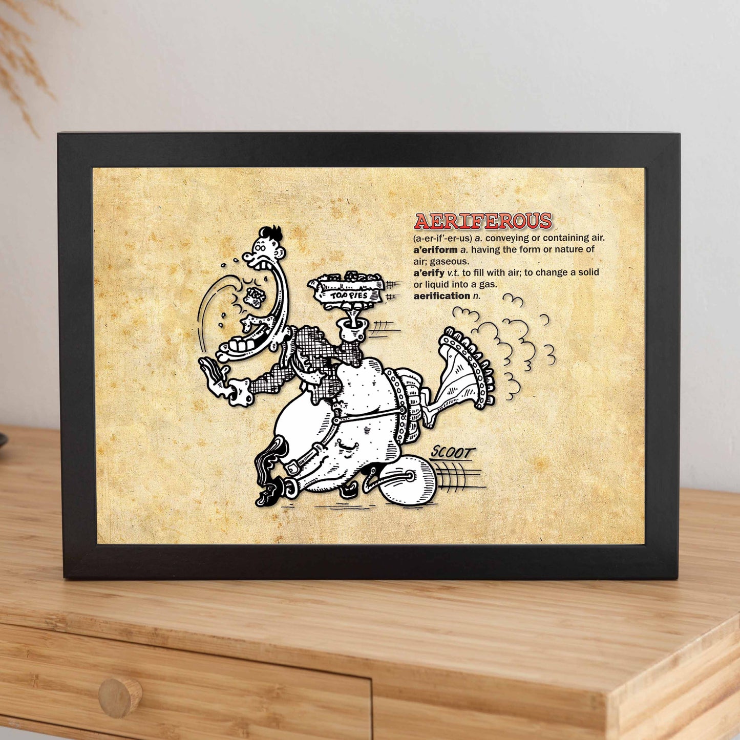 Aeriferous Cartoon Art Print