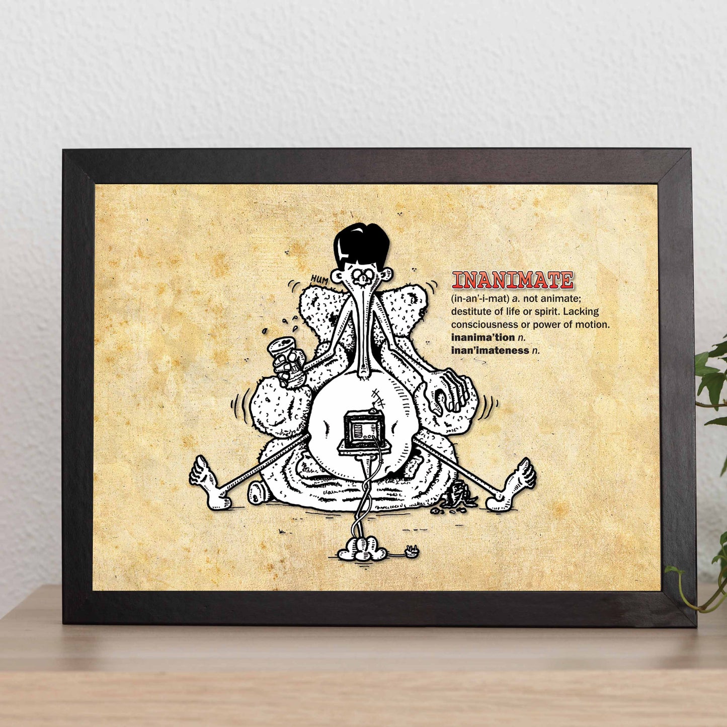 Inanimate Cartoon Art Print