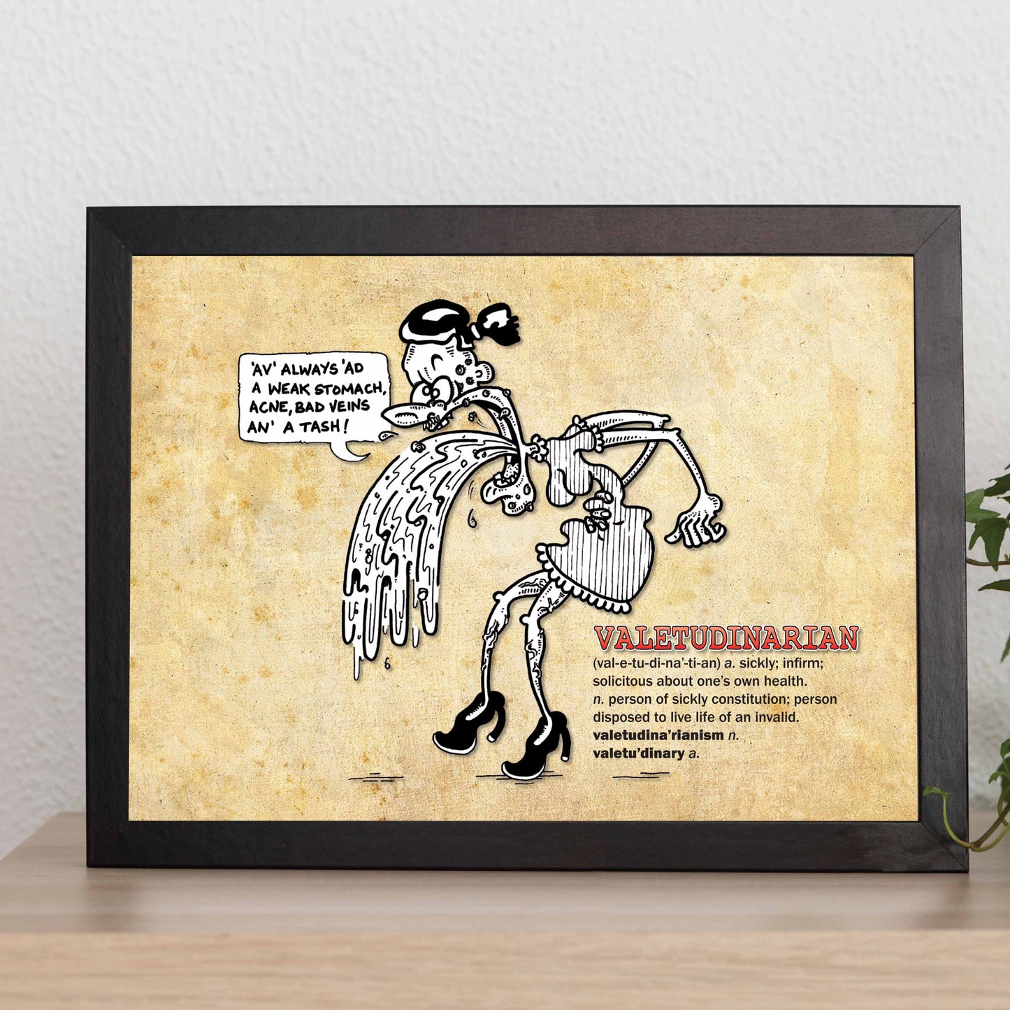 Valetudinarian Cartoon Art Print