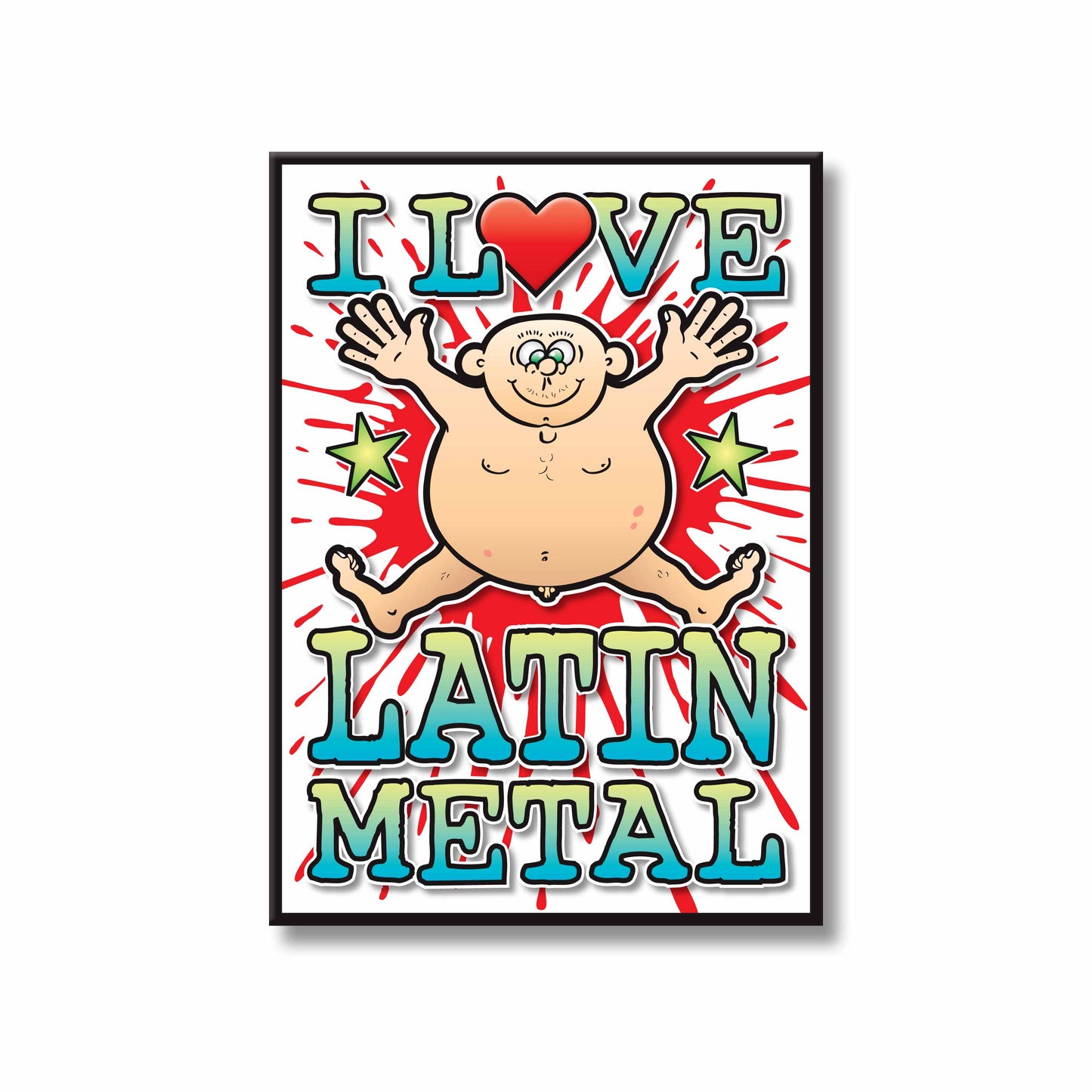 Latin Metal Art Print / Love Music Poster / Wall Décor / Rock Guru