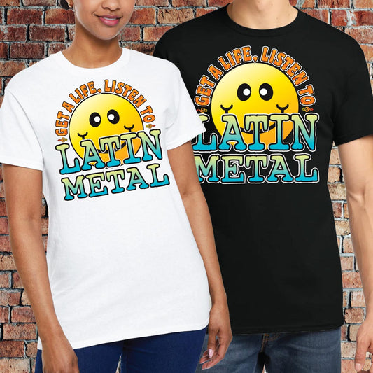 Latin Metal Cotton T-Shirt