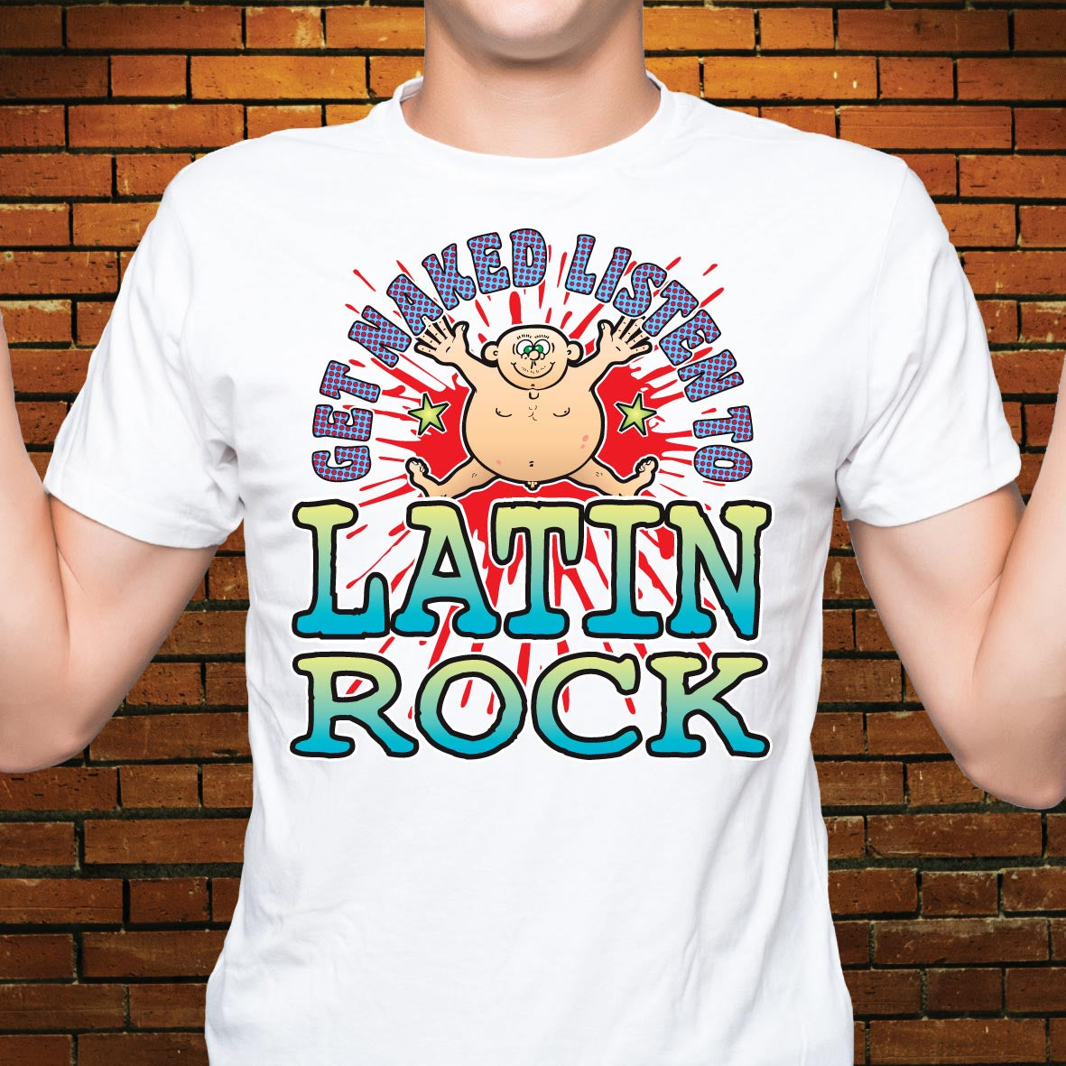 Latin Rock Funny Slogan Cotton T-Shirt