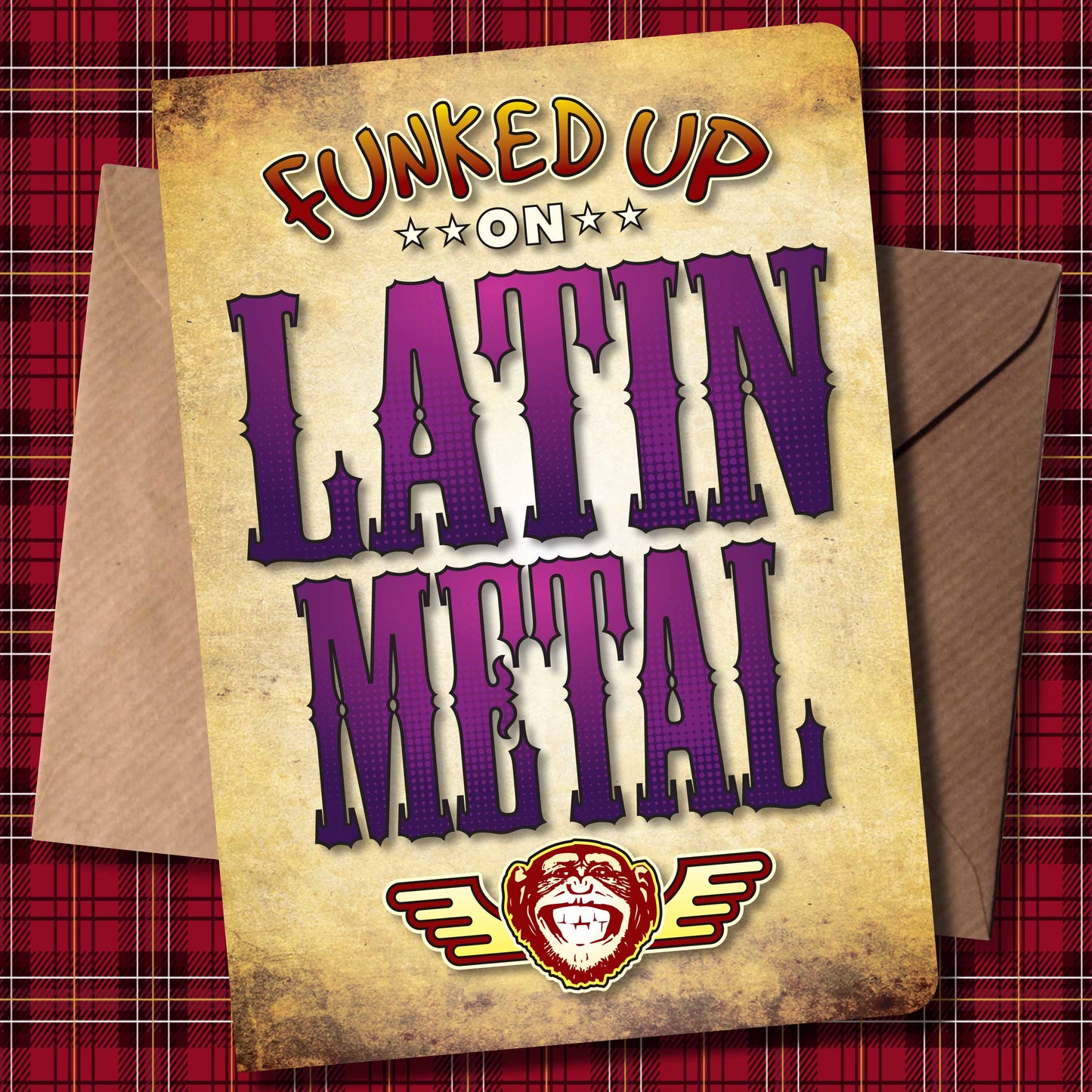 Latin Metal Art Print / Poster / Birthday Card / Greetings Card
