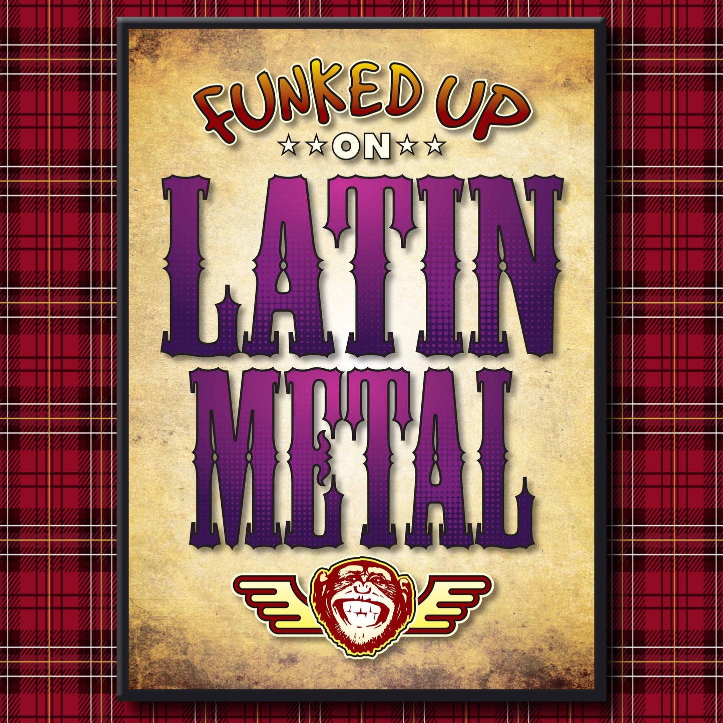 Latin Metal Art Print / Poster / Birthday Card / Greetings Card