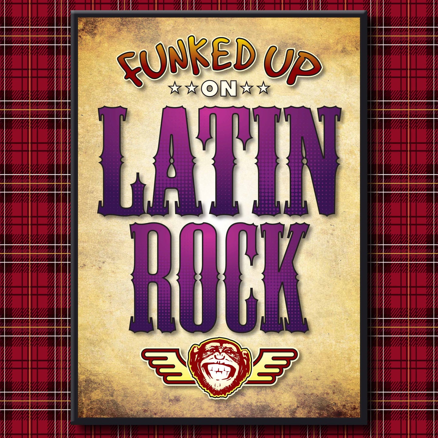 Latin Rock Art Print / Poster / Birthday Card / Greetings Card