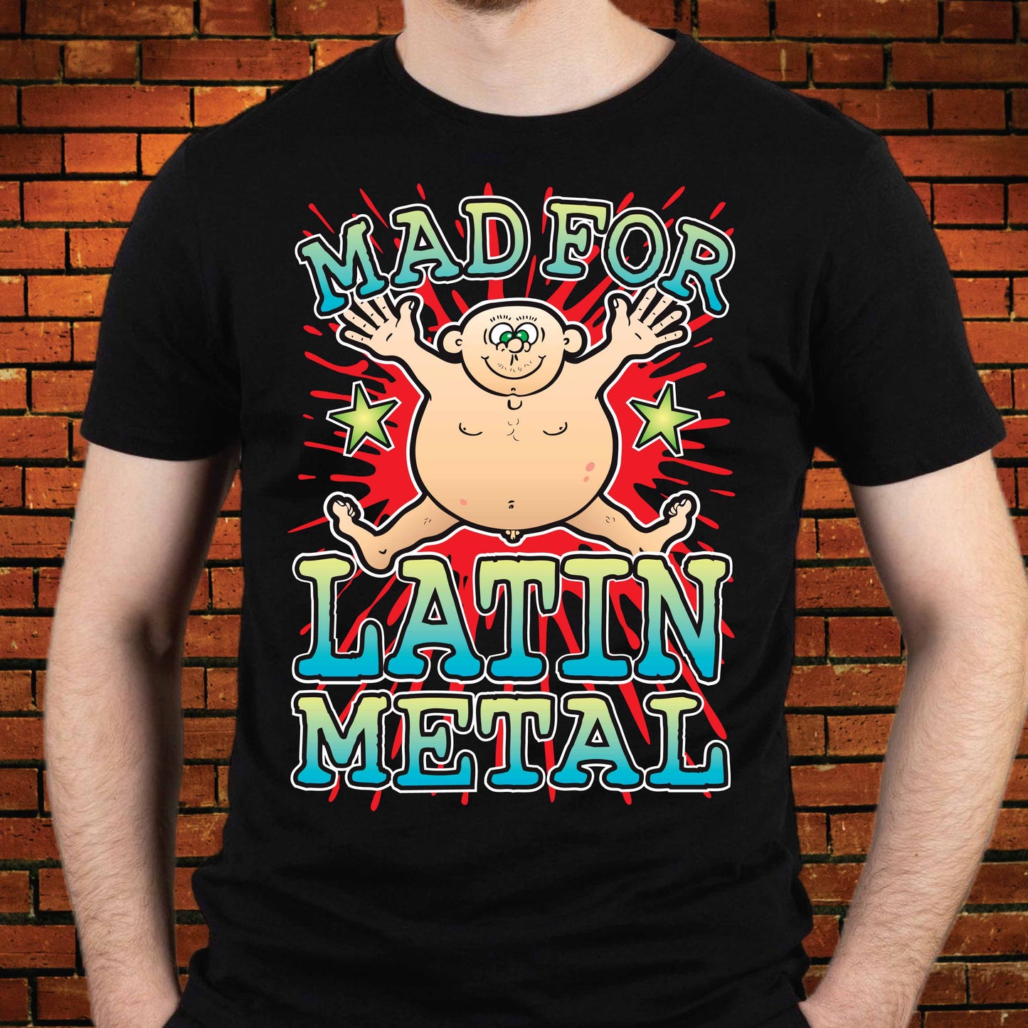 Latin Metal Cotton T-Shirt