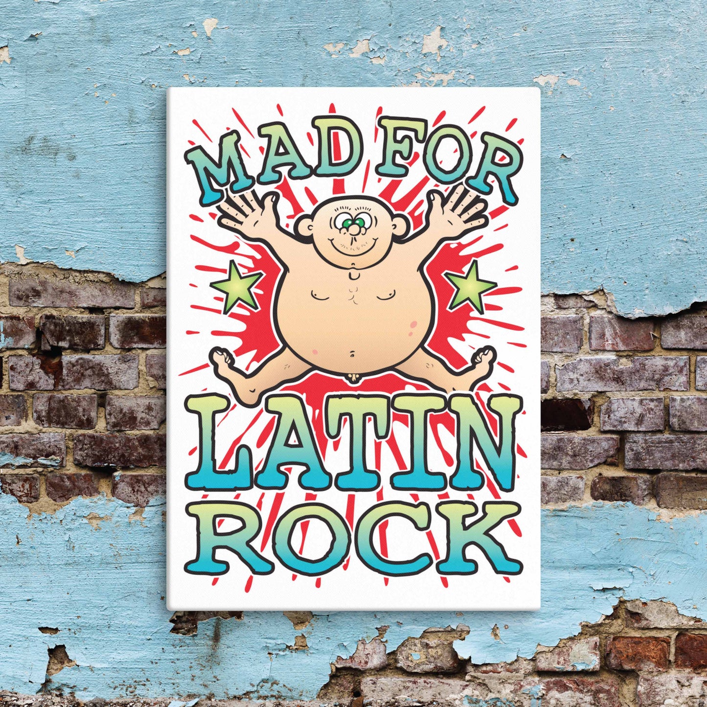 Latin Rock Canvas Print 30x40cm