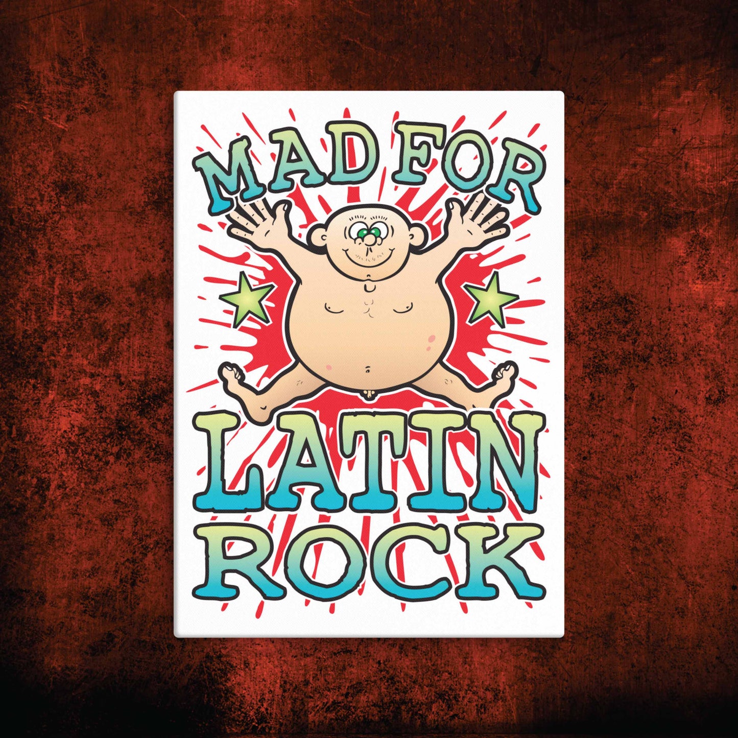 Latin Rock Canvas Print 30x40cm