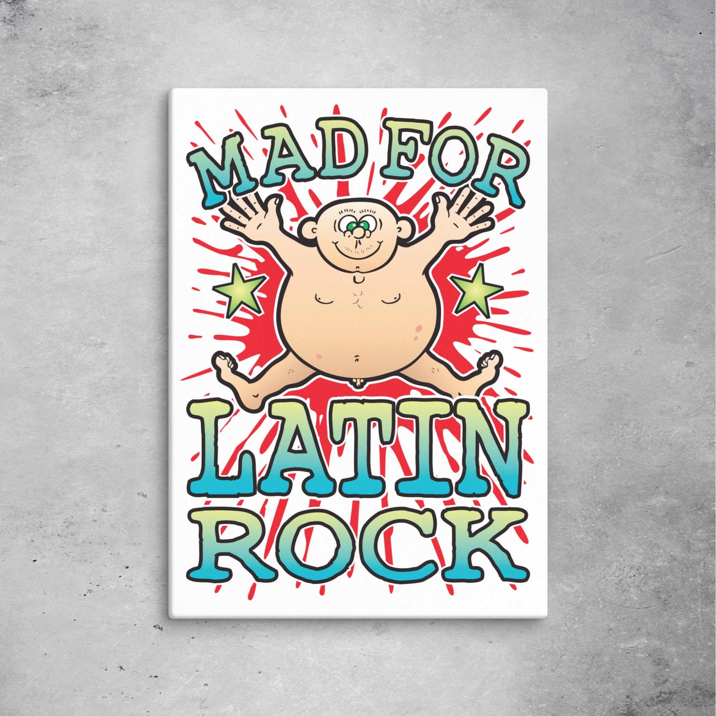 Latin Rock Canvas Print 51x71cm
