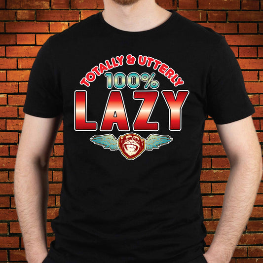Lazy 100% Sugar Tag Cotton T-Shirt