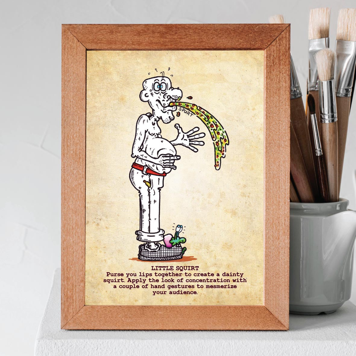 Little Squirt Art Print