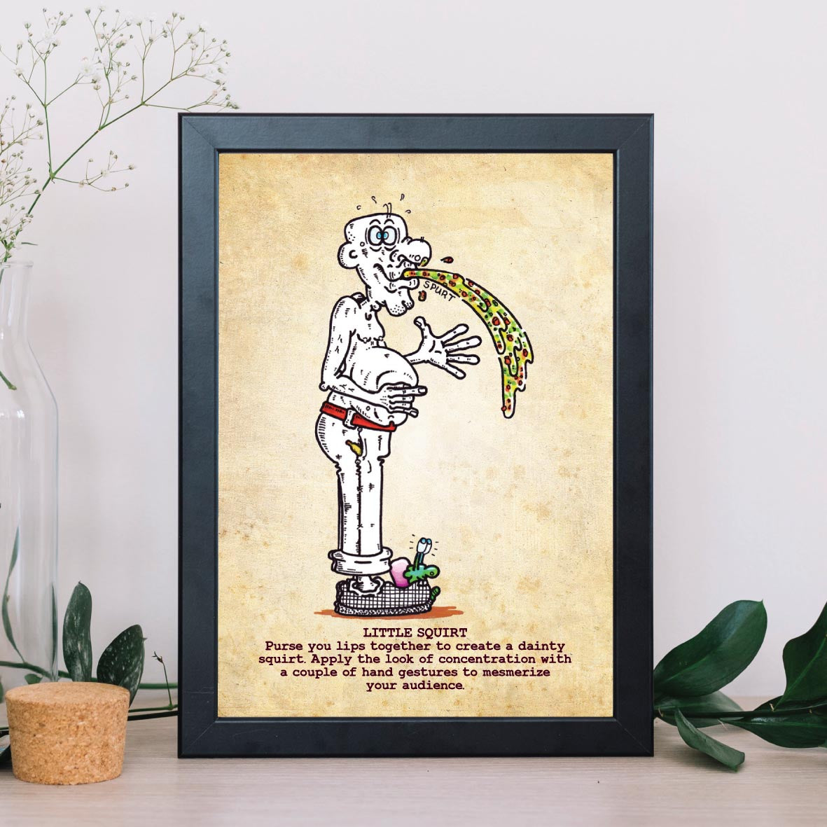 Little Squirt Art Print