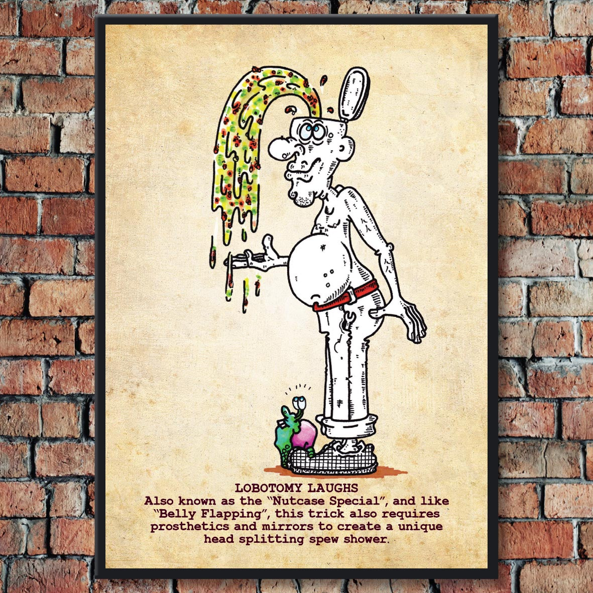 Lobotomy Laughs Art Print