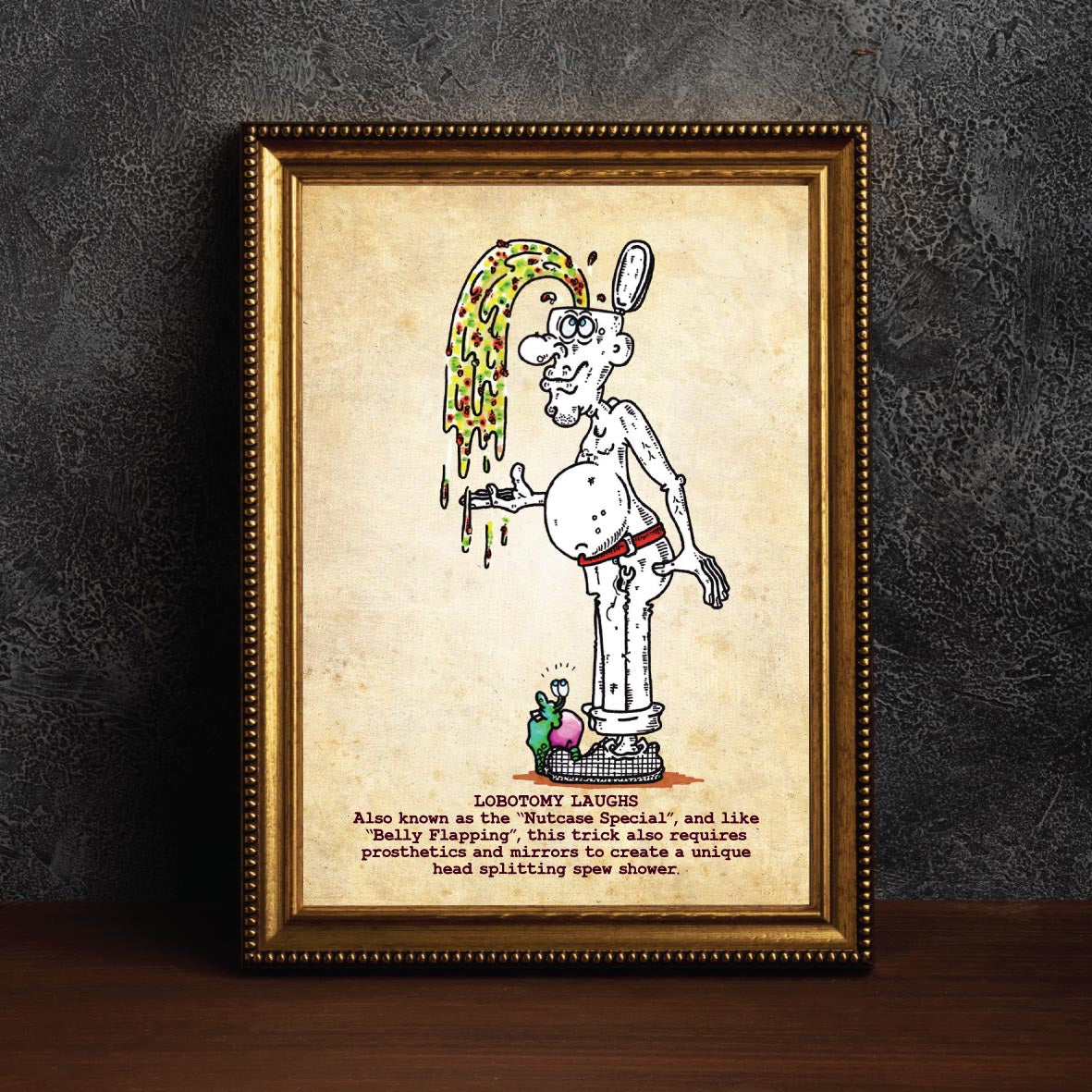 Lobotomy Laughs Art Print
