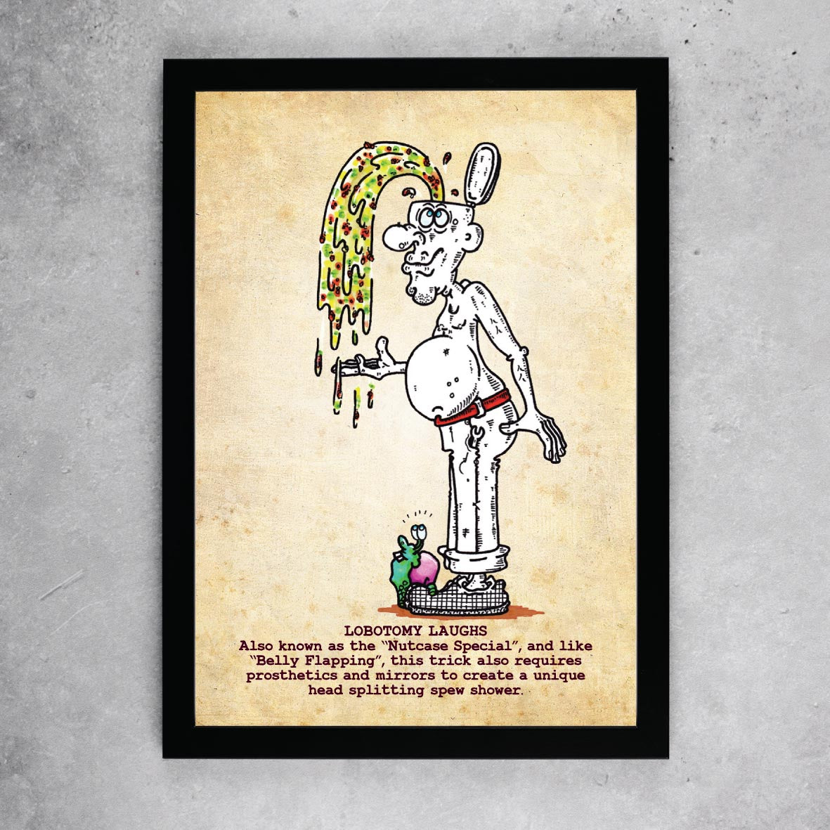 Lobotomy Laughs Art Print