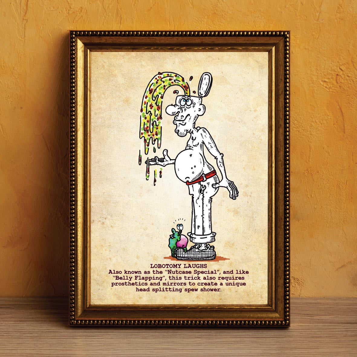 Lobotomy Laughs Art Print