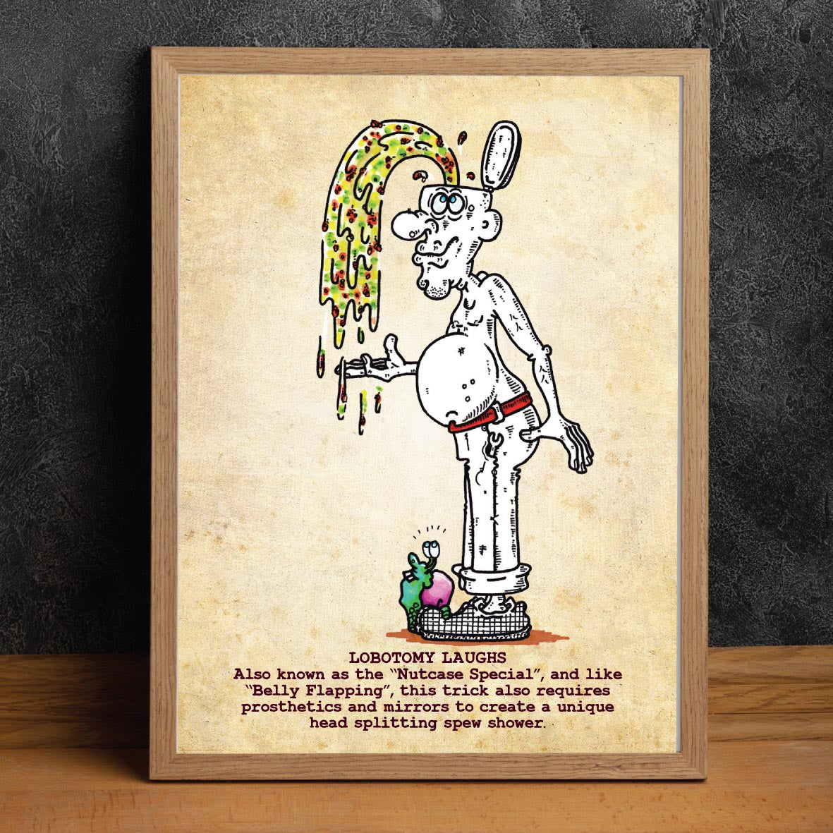 Lobotomy Laughs Art Print