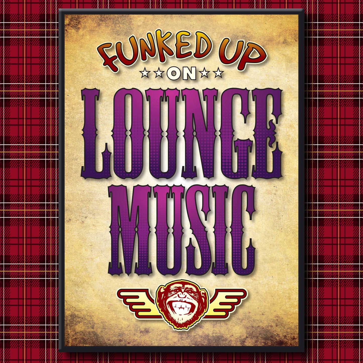 Lounge Music Art Print / Poster / Birthday Card / Greetings Card