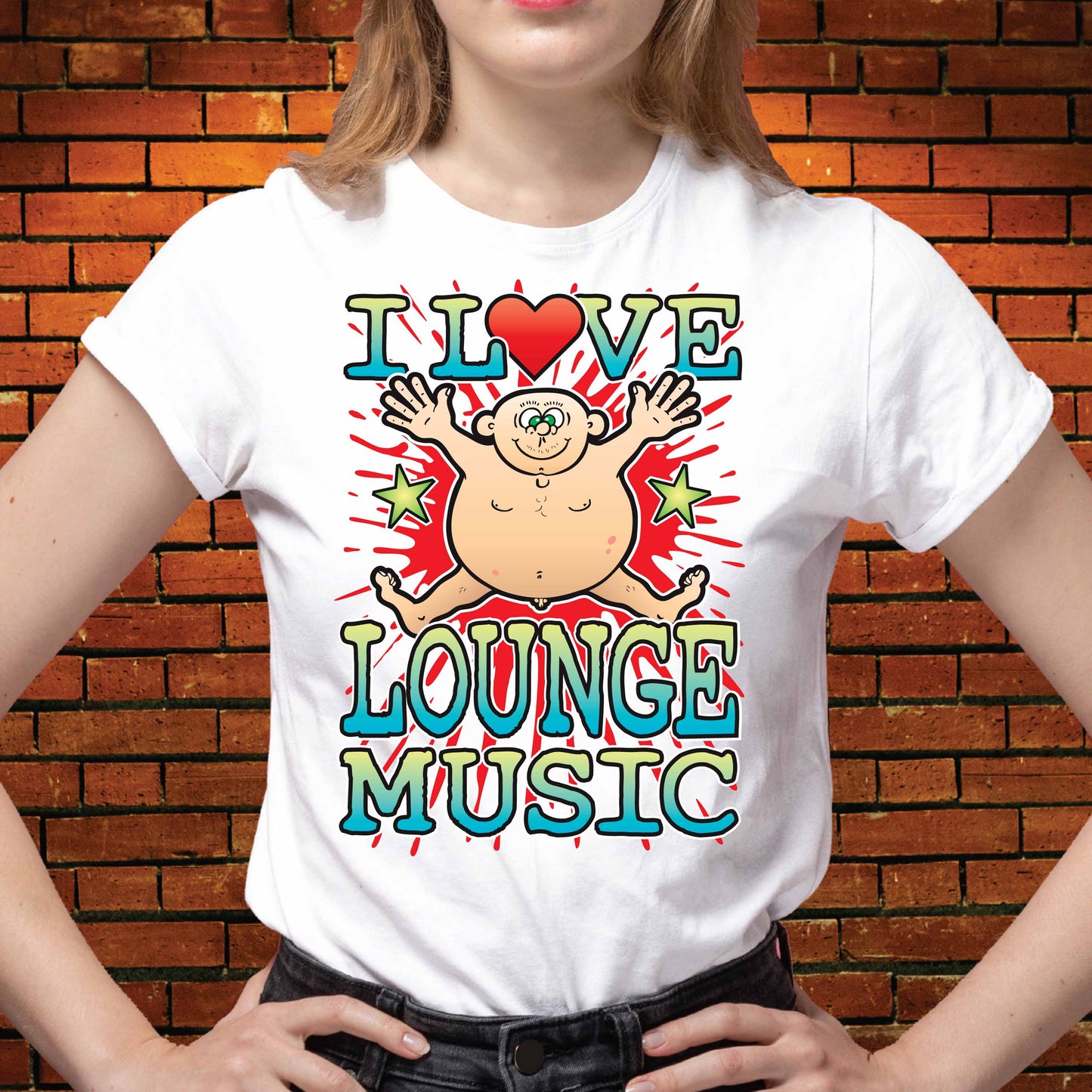 Lounge Music Cotton Love Music T-Shirt