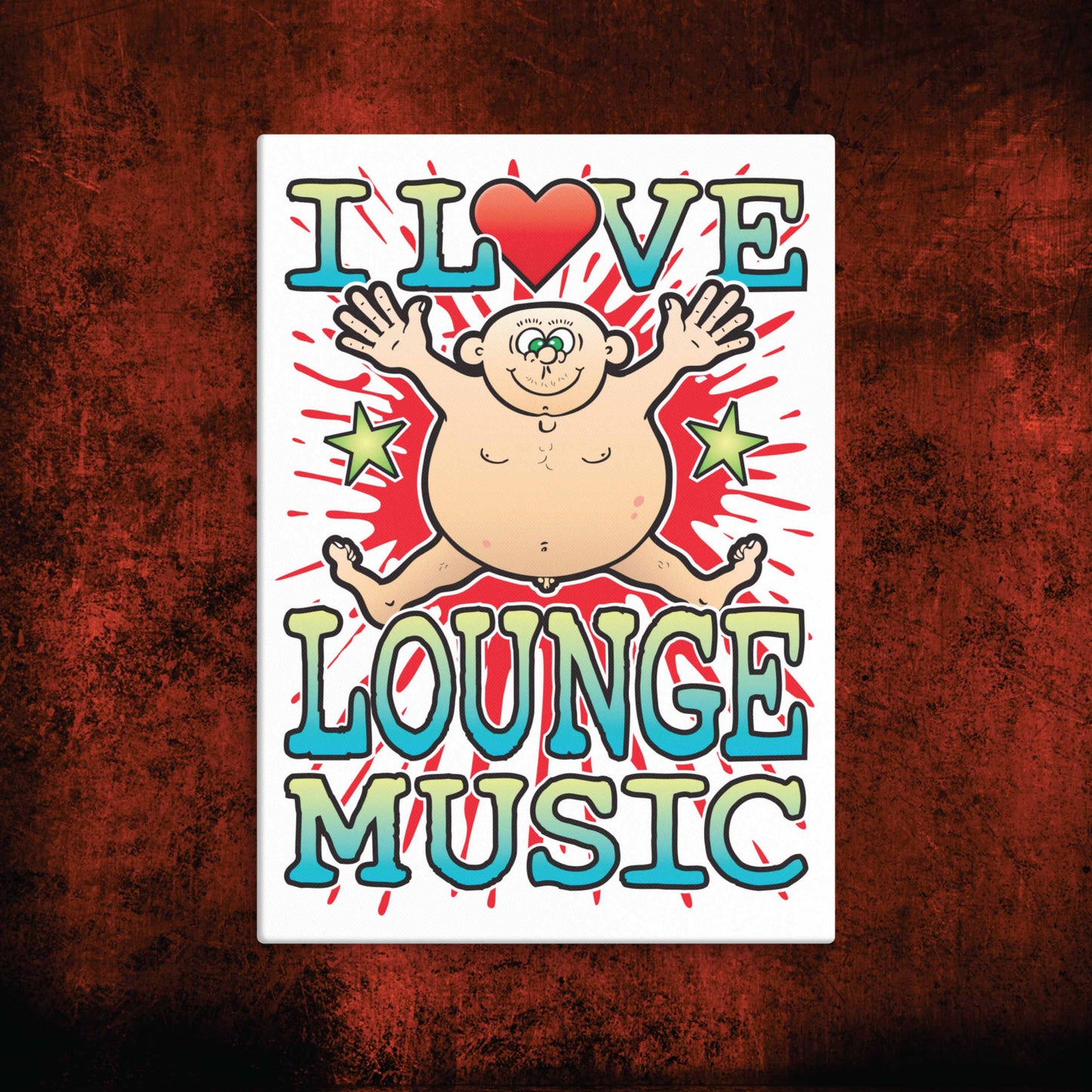 Lounge Music Canvas Print 30x40cm