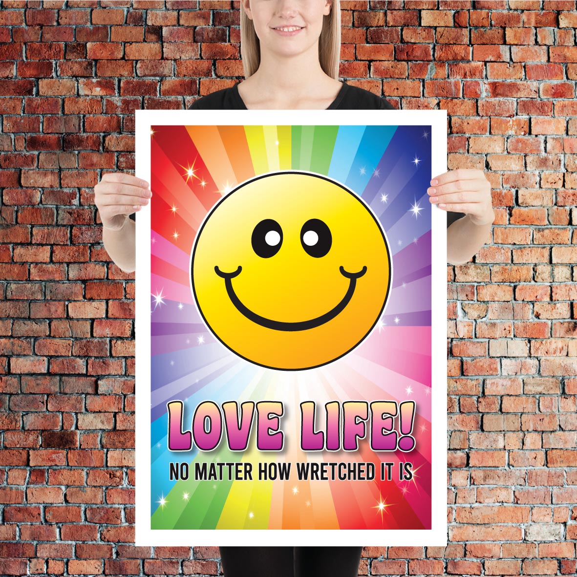 Love Life Funny Wall Art
