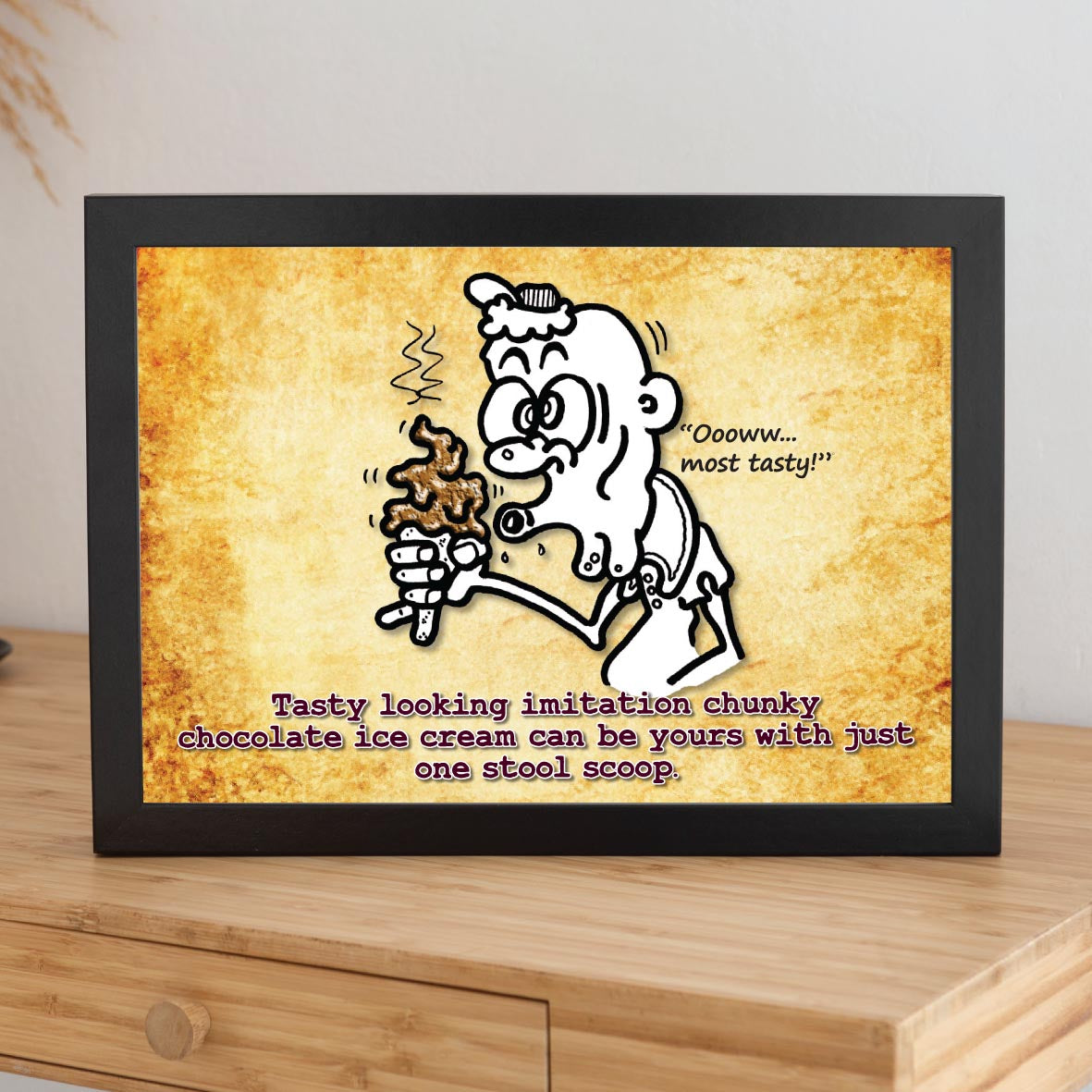 Lush Ice Cream Cartoon Art Print