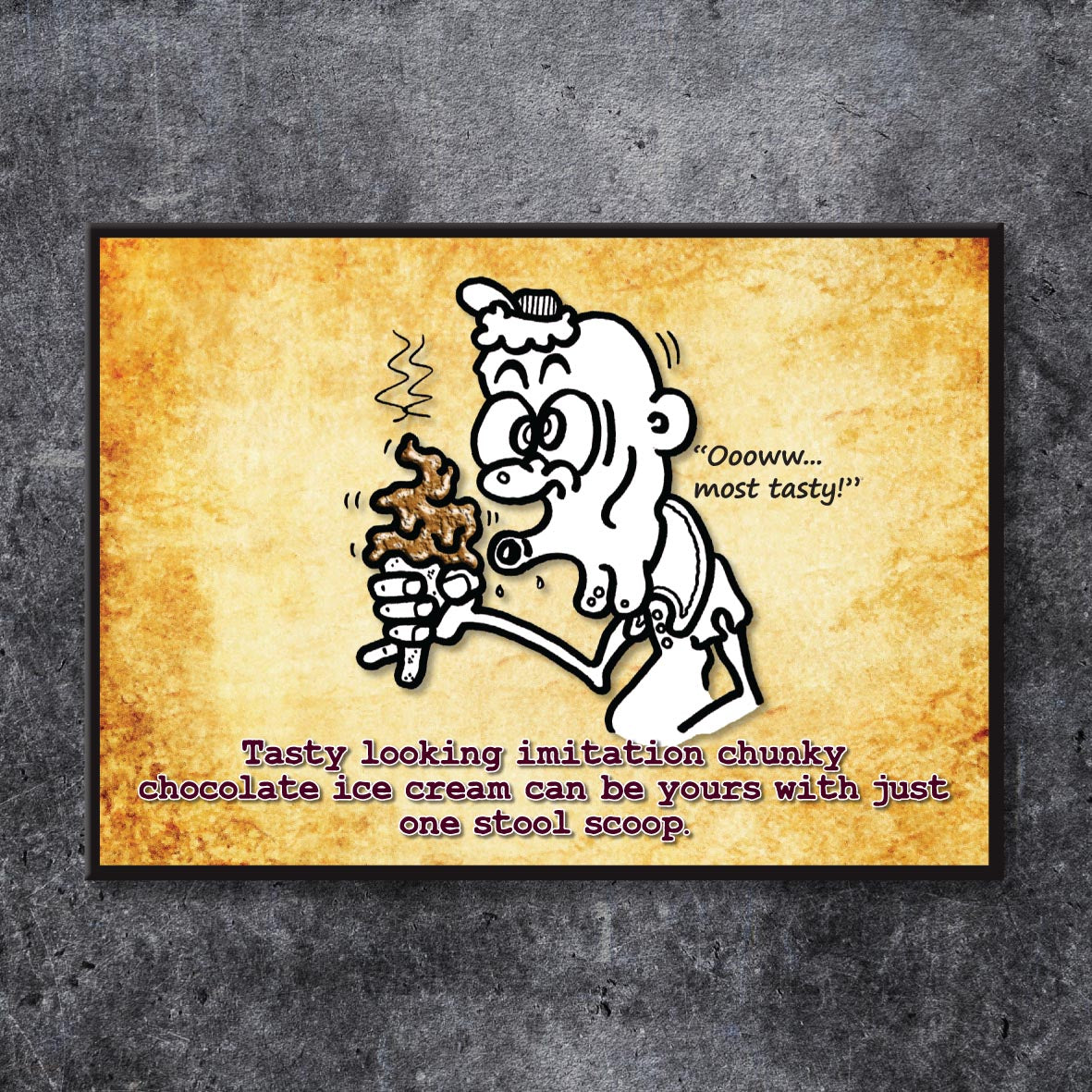 Lush Ice Cream Cartoon Art Print