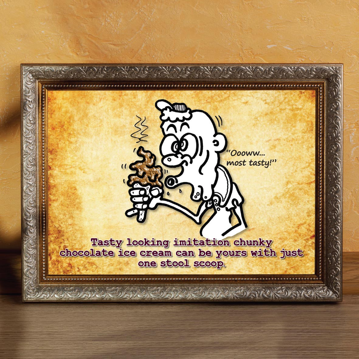 Lush Ice Cream Cartoon Art Print