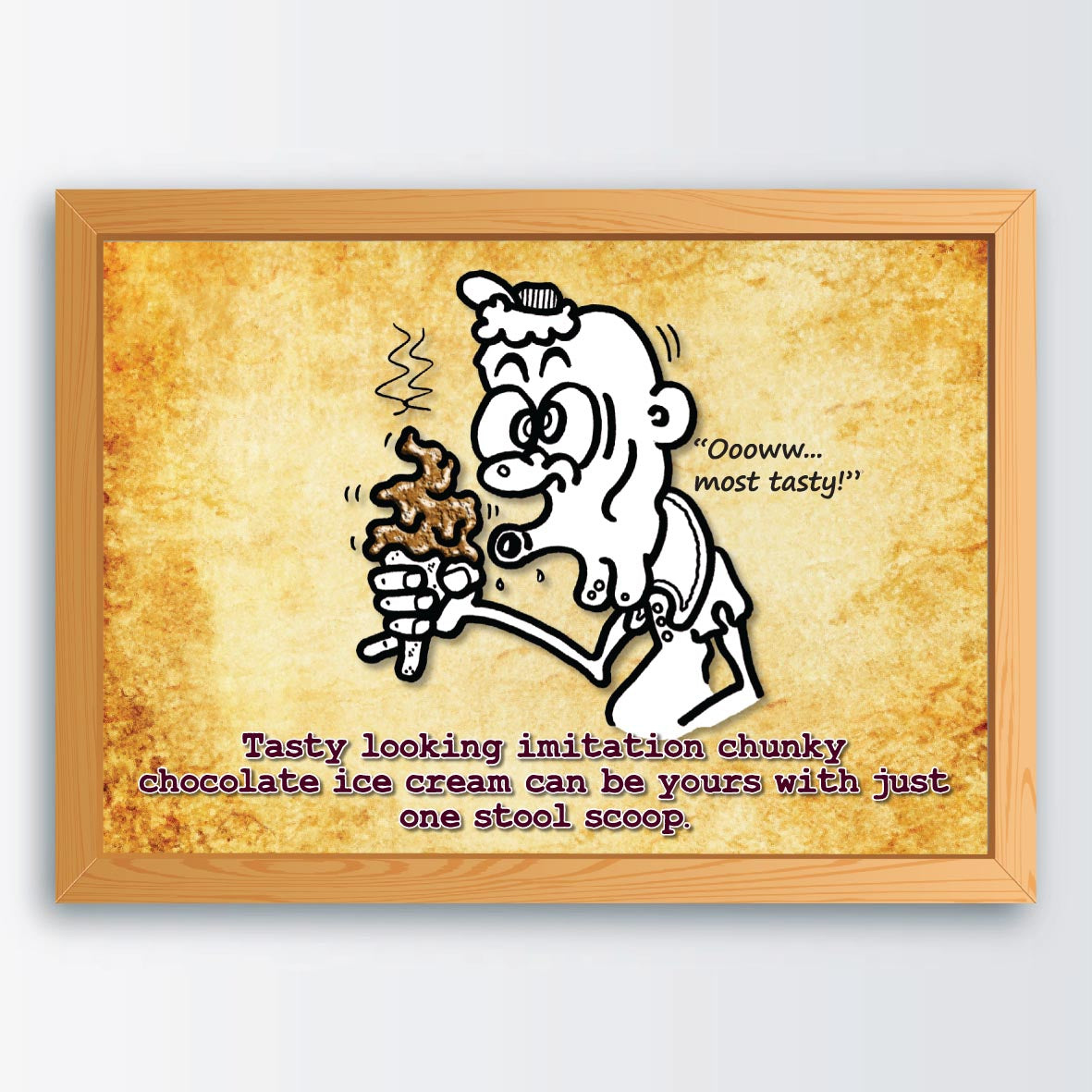 Lush Ice Cream Cartoon Art Print
