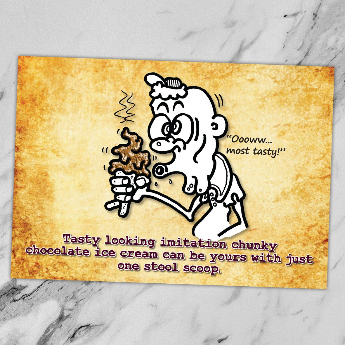 Lush Ice Cream Cartoon Art Print