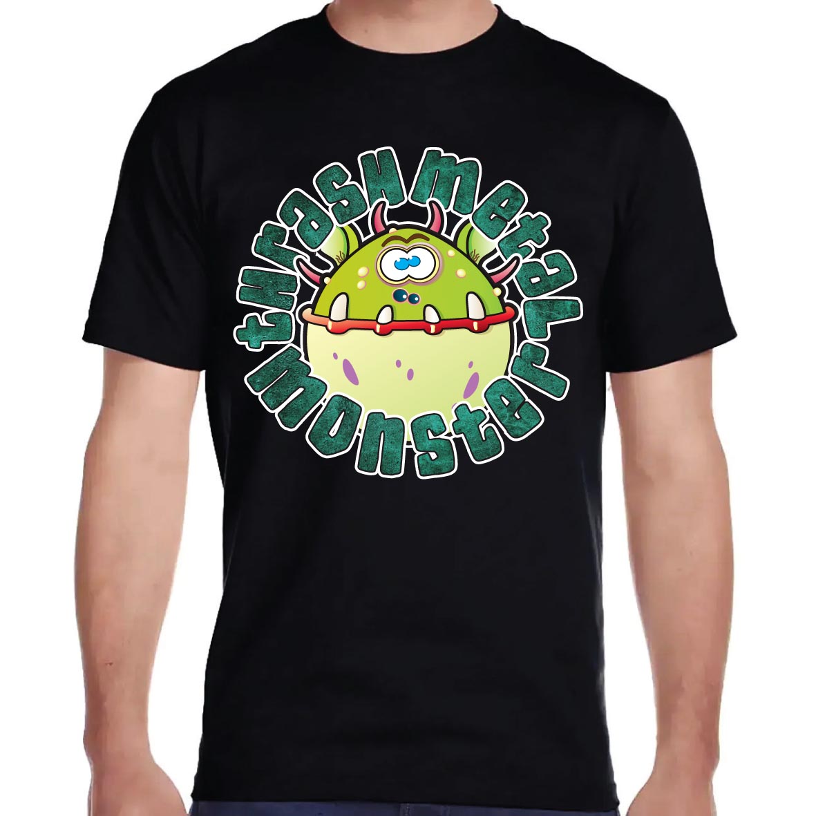 Thrash Metal Monster Cotton T-Shirt