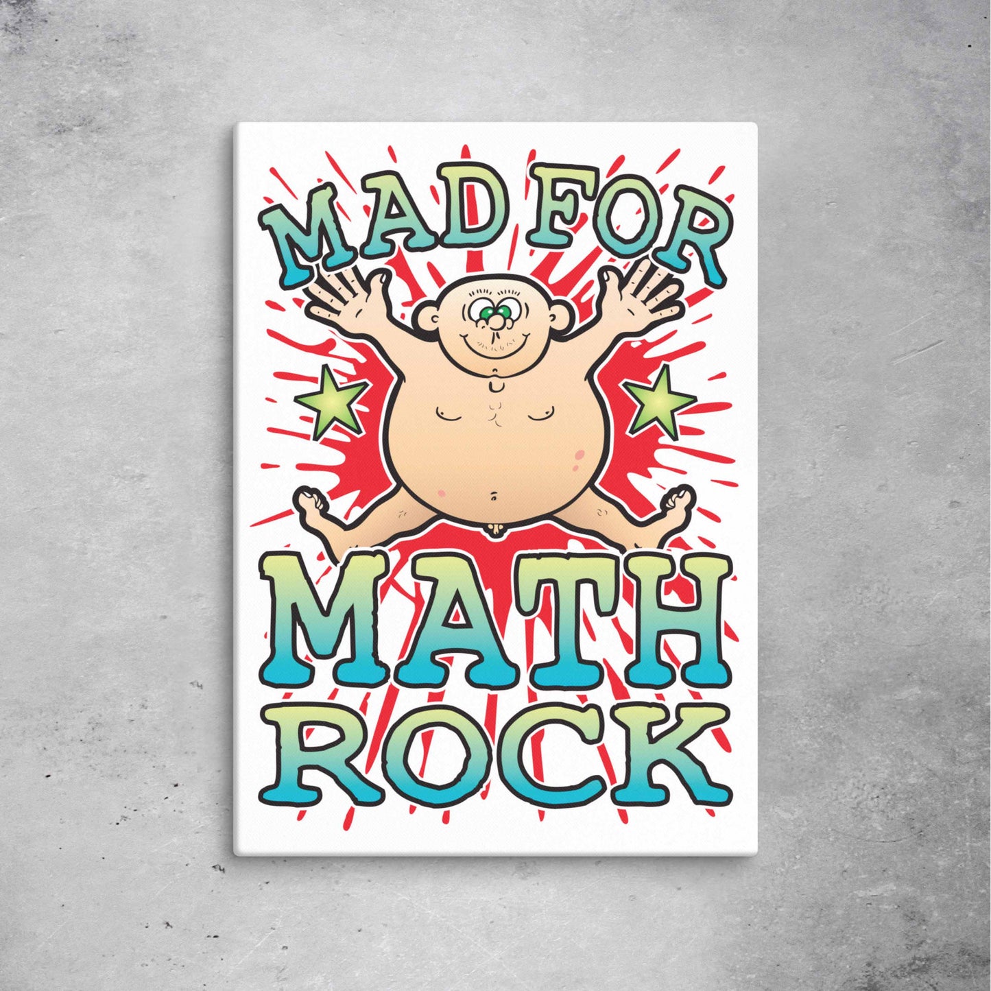 Math Rock Canvas Print 51x71cm