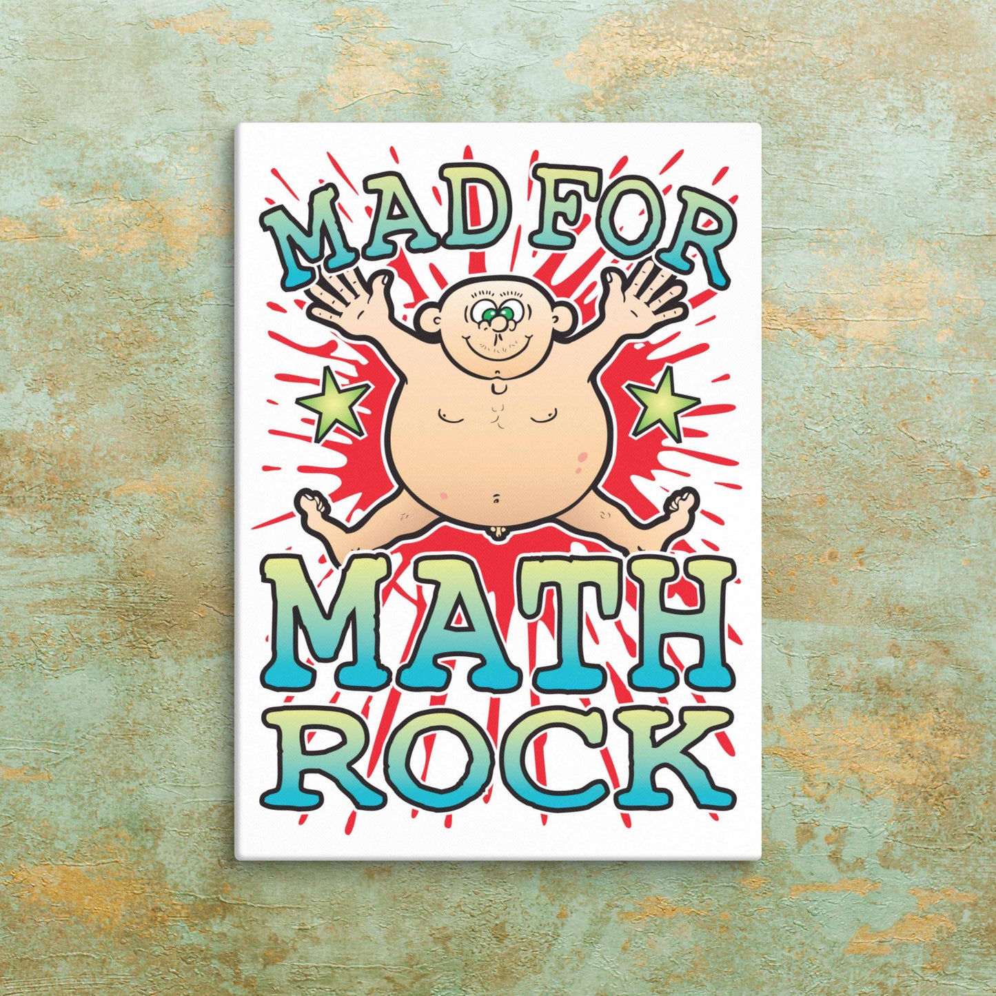 Math Rock Canvas Print 30x40cm