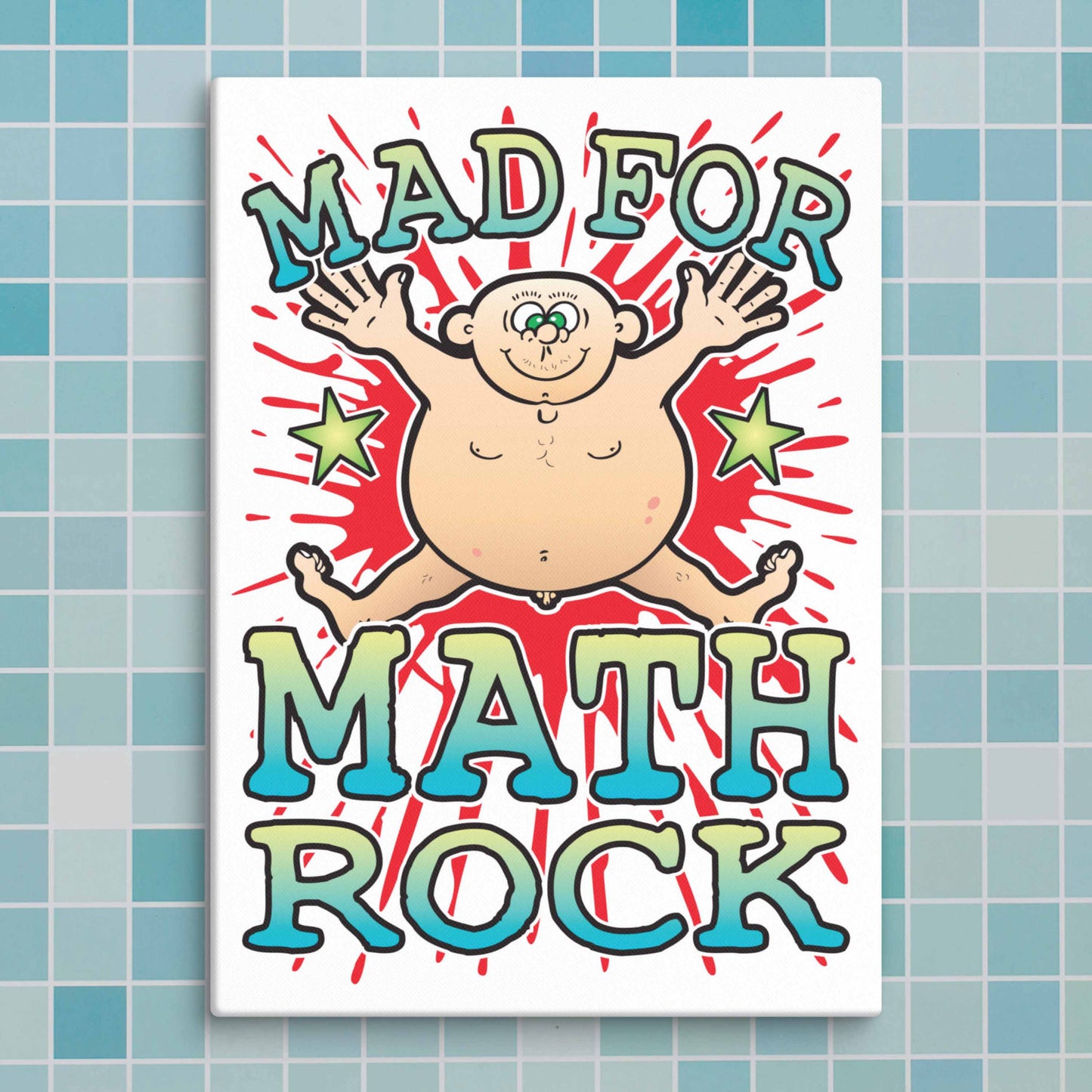 Math Rock Canvas Print 30x40cm