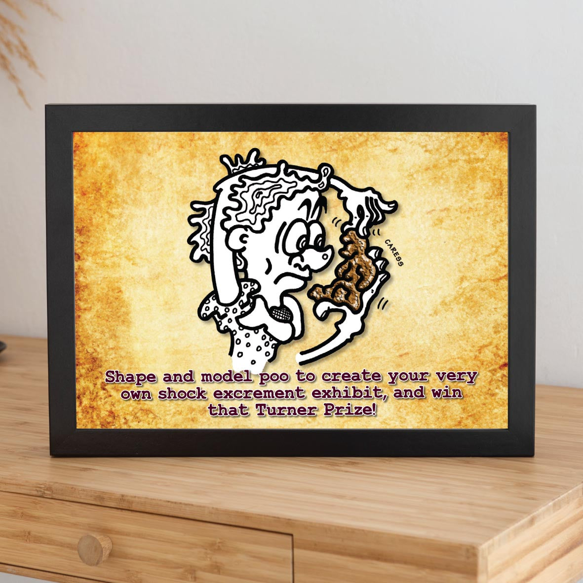 Modelling Clay Cartoon Art Print
