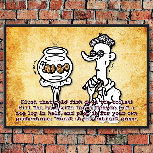 Modern Art Cartoon Art Print
