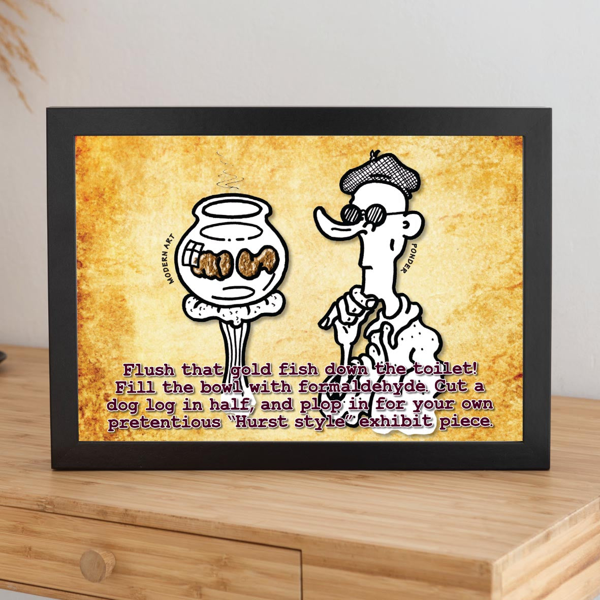 Modern Art Cartoon Art Print