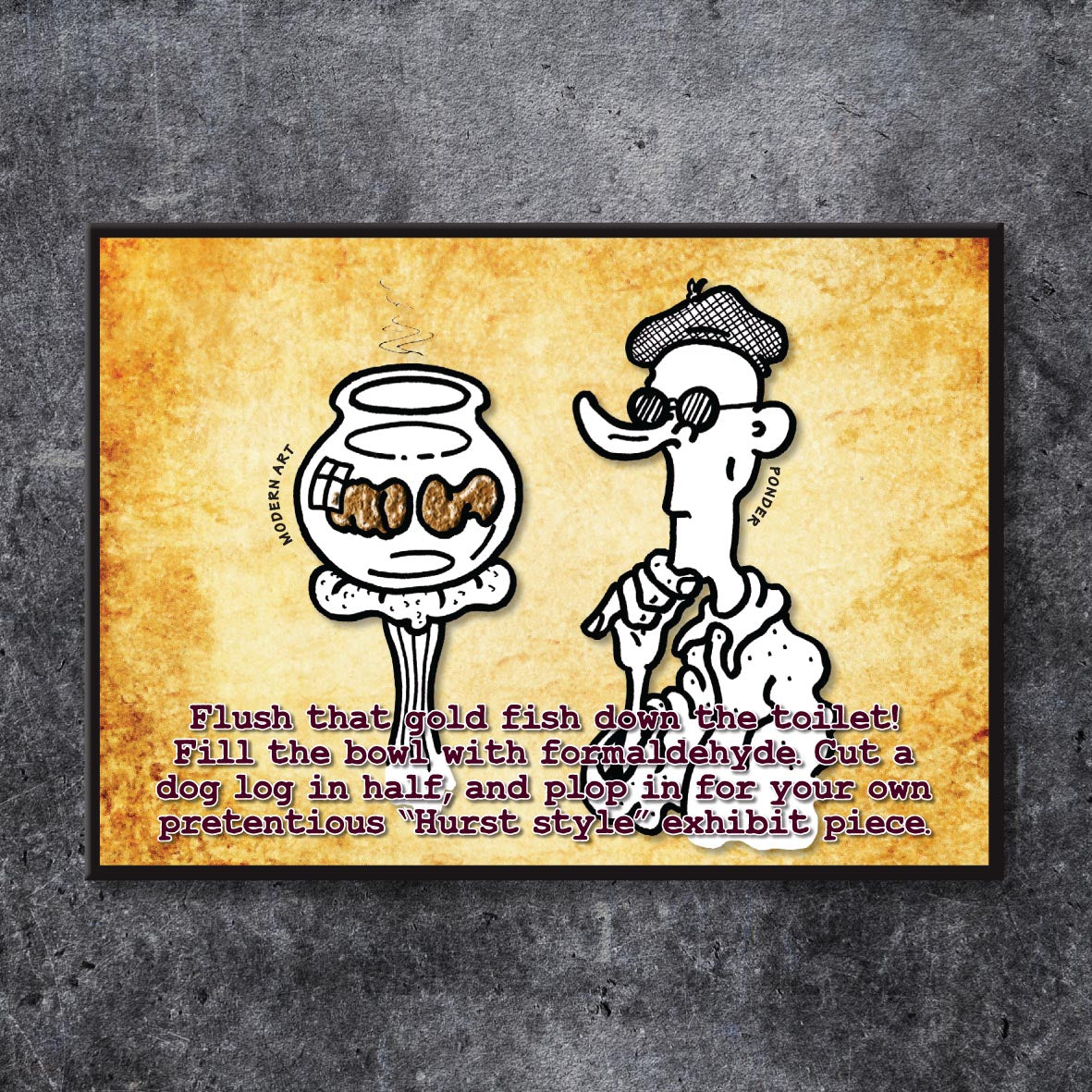 Modern Art Cartoon Art Print