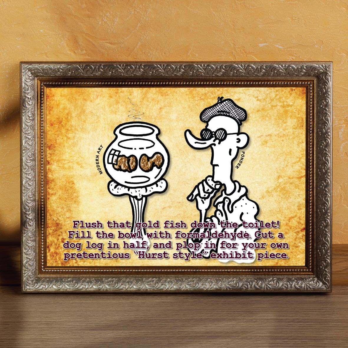 Modern Art Cartoon Art Print