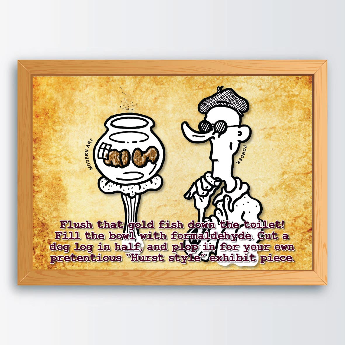 Modern Art Cartoon Art Print