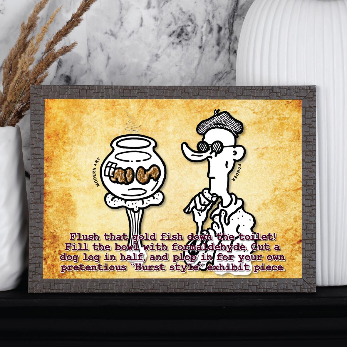Modern Art Cartoon Art Print