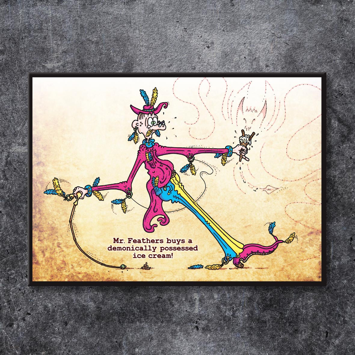 Mr. Feathers Art Print