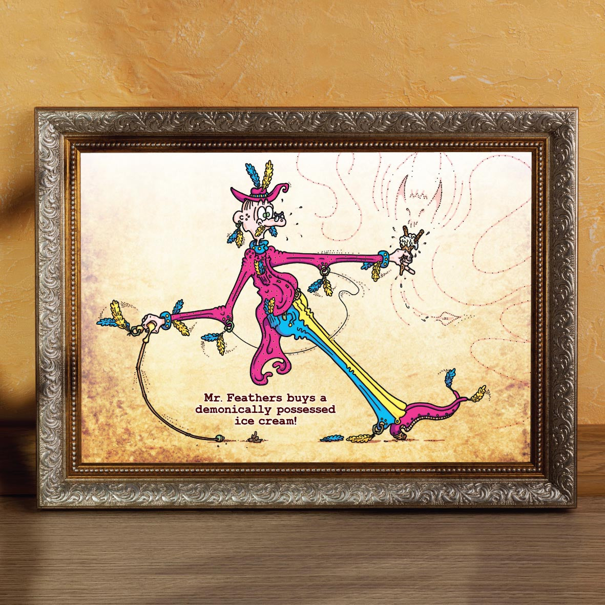 Mr. Feathers Art Print