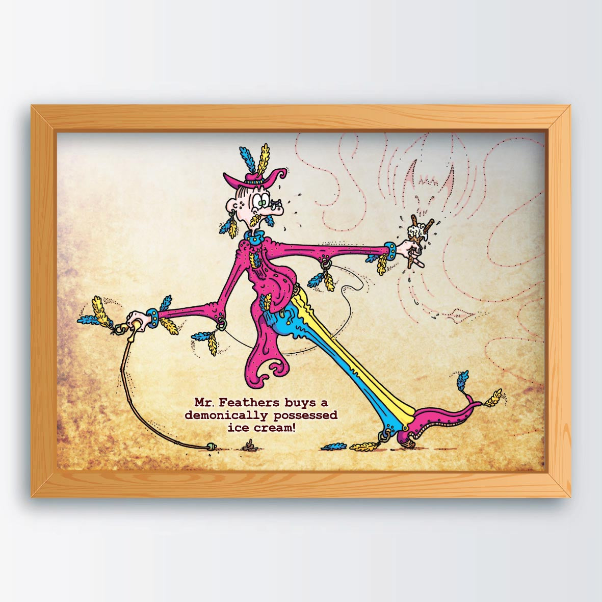 Mr. Feathers Art Print