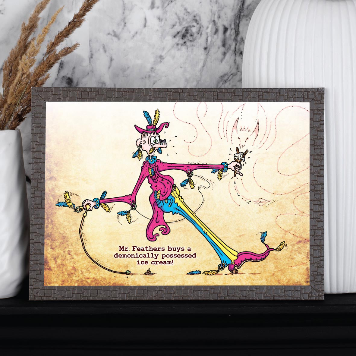 Mr. Feathers Art Print