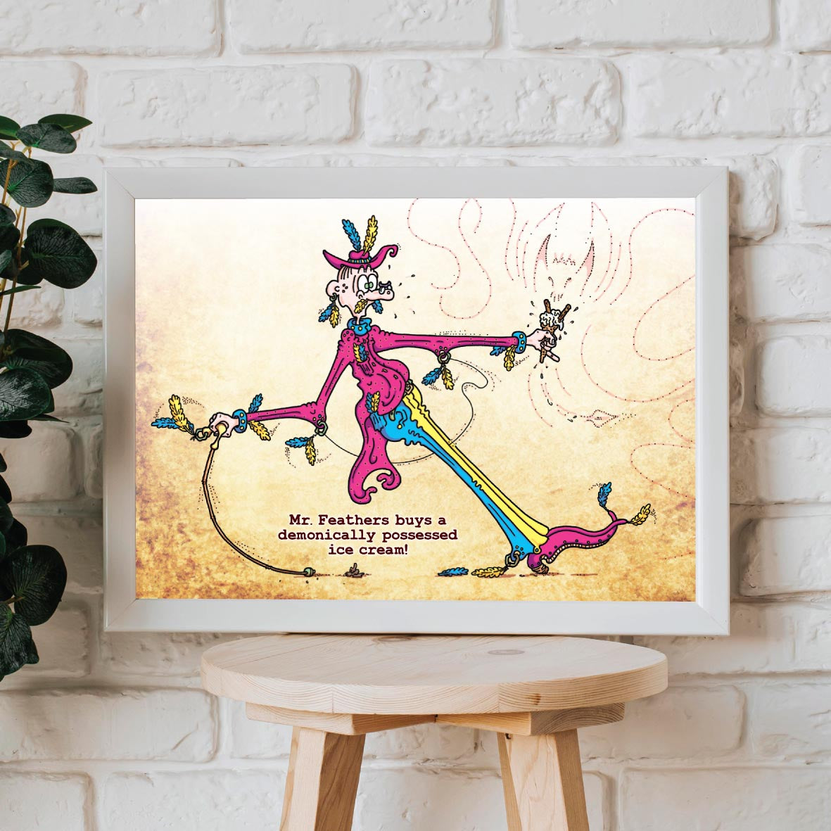 Mr. Feathers Art Print