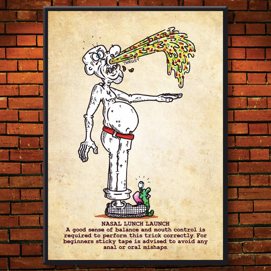 Nasal Lunch Launch Art Print